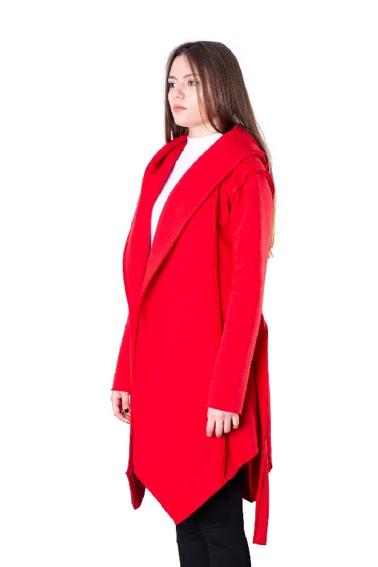 v neck women cardigan to elongate the necklineTheG Woman Designer Cardigan 2.0 // red v neck women cardigan to elongate the necklineTheG Woman Designer Cardigan 2.0 // red