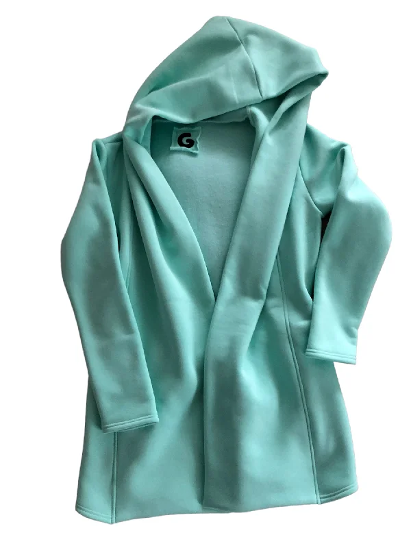 long length women cardigan with side slitsTheG Woman Pilot Cardigan 0.0 // mentol
