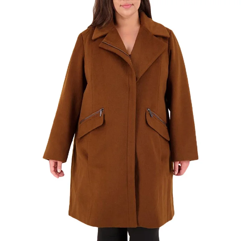 Plus size women's wool blend coats for a warm and stylish winterVince Camuto Womens Plus Lightweight Cold Weather Wool Coat Plus size women's wool blend coats for a warm and stylish winterVince Camuto Womens Plus Lightweight Cold Weather Wool Coat