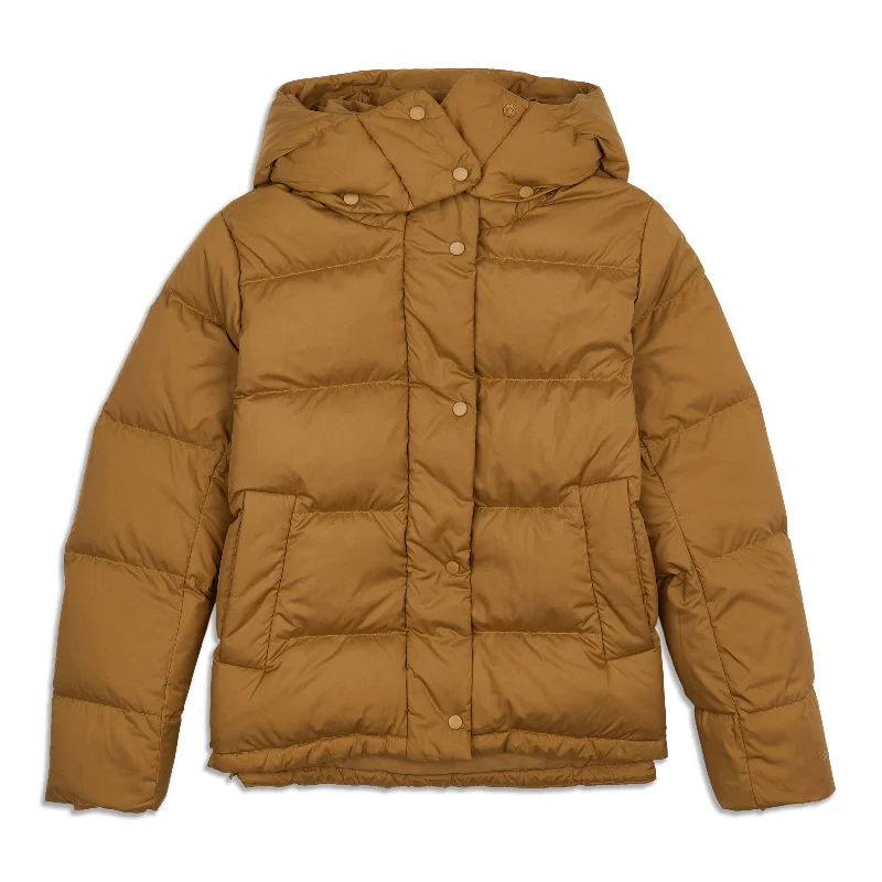 Women's knee - length wool blend coats with a fur collar for added warmthWunder Puff Jacket Women's knee - length wool blend coats with a fur collar for added warmthWunder Puff Jacket