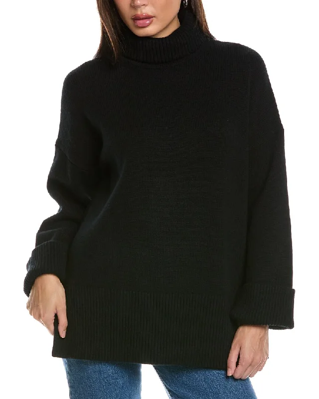 Plus Size Women's Asymmetric Hem Sweater Dresses in Modern DesignsCanada Goose Copal Cashmere-Blend Turtleneck Sweater Plus Size Women's Asymmetric Hem Sweater Dresses in Modern DesignsCanada Goose Copal Cashmere-Blend Turtleneck Sweater
