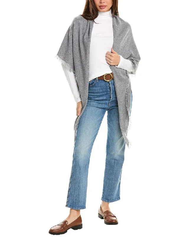 A - Line Women's Merino Wool Sweater Dresses in Classic StylesForte Cashmere Fringe Cashmere Triangle Wrap A - Line Women's Merino Wool Sweater Dresses in Classic StylesForte Cashmere Fringe Cashmere Triangle Wrap