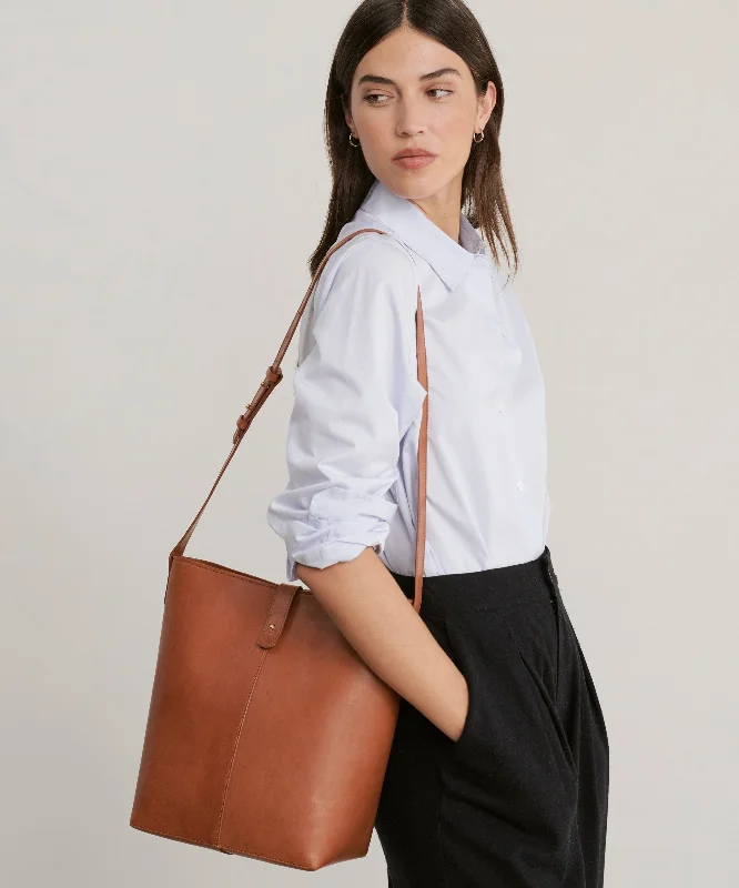 Empire Waist Women's Alpaca Wool Sweater Dresses in Earthy TonesLeather Bucket Bag