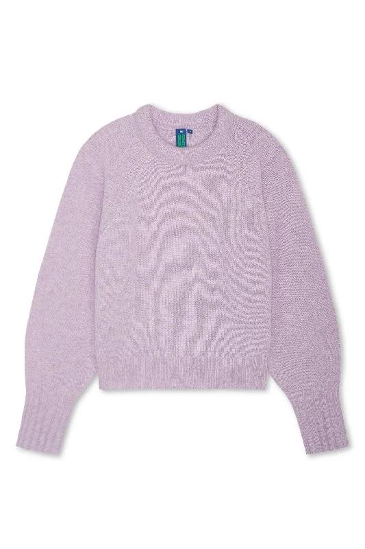 Open - Front Women's Cardigan - Style Mohair SweatersLuxe Sugar Plum Crew