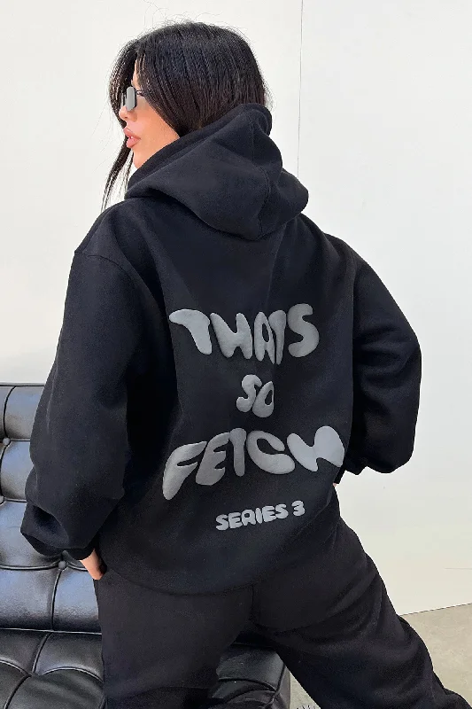 Sleeveless Women's Silk - Trimmed Sweaters for SummerSeries 3 Hoodie - Black