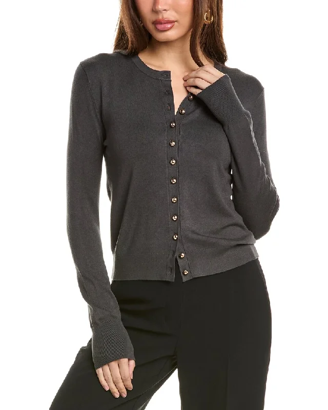 Plus Size Women's Open - Front Cardigan Style Sweater DressesT Tahari Crewneck Cardigan Plus Size Women's Open - Front Cardigan Style Sweater DressesT Tahari Crewneck Cardigan