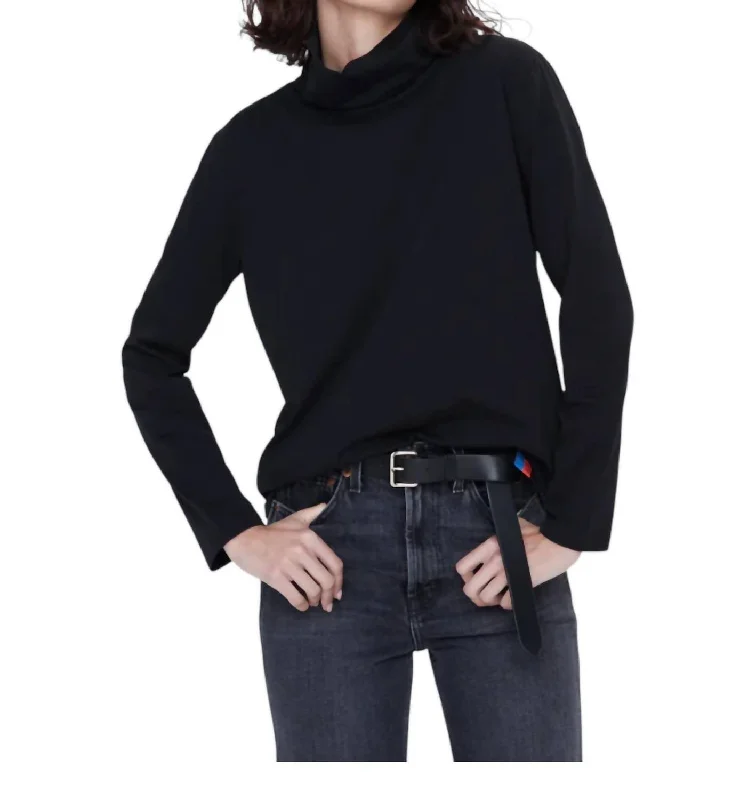 Sleeveless Women's Silk Blend Sweater Dresses for a Sophisticated LookThe Turtleneck Sweater In Black Sleeveless Women's Silk Blend Sweater Dresses for a Sophisticated LookThe Turtleneck Sweater In Black