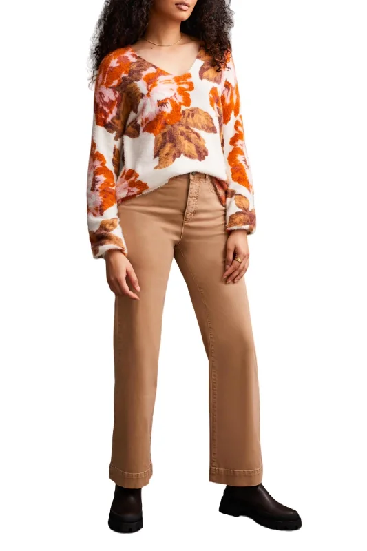 Belted Women's Cotton Blend Sweater Dresses for a Casual LookWear 2 Ways Front To Back Sweater In Burnt Orange Belted Women's Cotton Blend Sweater Dresses for a Casual LookWear 2 Ways Front To Back Sweater In Burnt Orange
