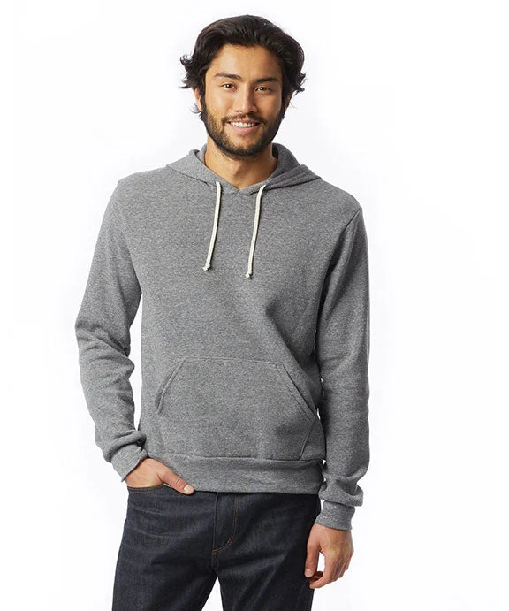 09595F2 - Alternative Unisex Challenger Eco-Fleece Hoodie | Eco Grey