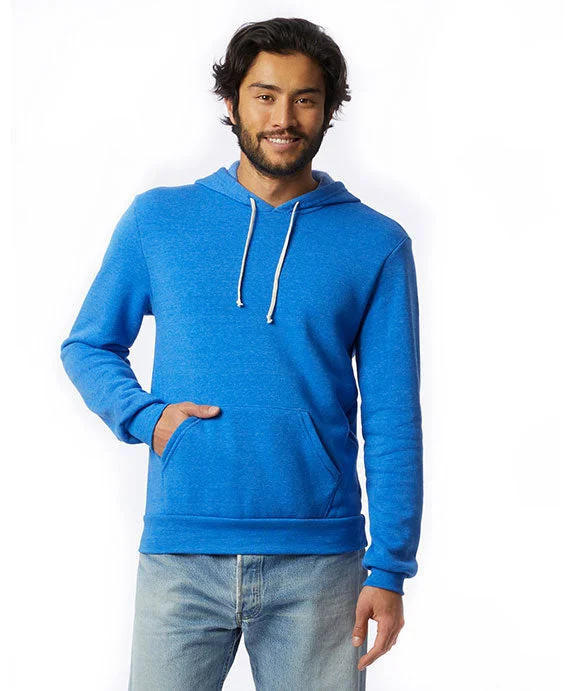 09595F2 - Alternative Unisex Challenger Eco-Fleece Hoodie | Eco True Pacific Blue