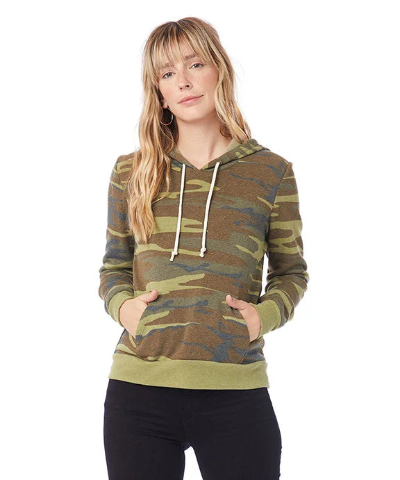 Women's sherpa - lined hoodie for extreme cold weather outdoor activities09596F2 - Alternative Ladies Athletics Eco-Fleece Hoodie | Camo Women's sherpa - lined hoodie for extreme cold weather outdoor activities09596F2 - Alternative Ladies Athletics Eco-Fleece Hoodie | Camo