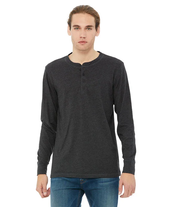 Women's color - block hoodie combining bold hues for a fashion - forward statement3150 - Bella + Canvas Mens Jersey Long-Sleeve Henley Shirt | Dark Grey Heather Women's color - block hoodie combining bold hues for a fashion - forward statement3150 - Bella + Canvas Mens Jersey Long-Sleeve Henley Shirt | Dark Grey Heather
