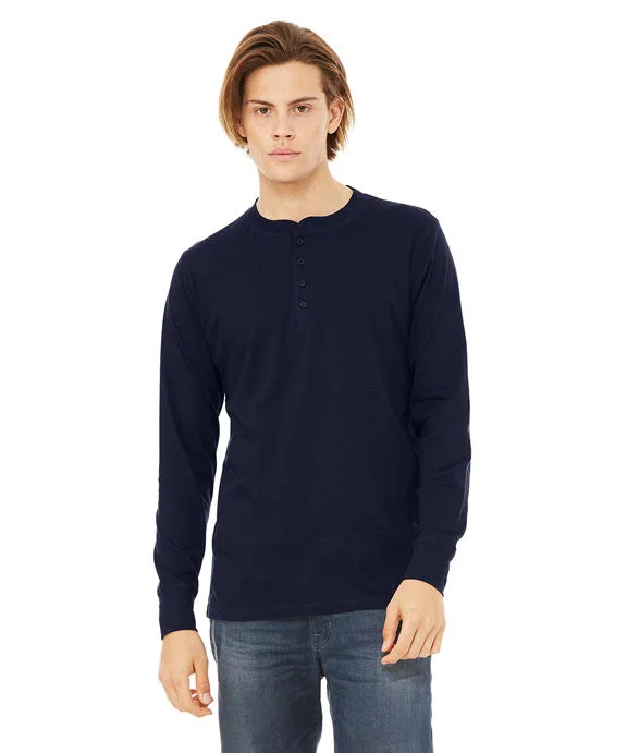 Women's sweatshirt with a mesh panel insert for breathability during workouts3150 - Bella + Canvas Mens Jersey Long-Sleeve Henley Shirt | Navy Women's sweatshirt with a mesh panel insert for breathability during workouts3150 - Bella + Canvas Mens Jersey Long-Sleeve Henley Shirt | Navy