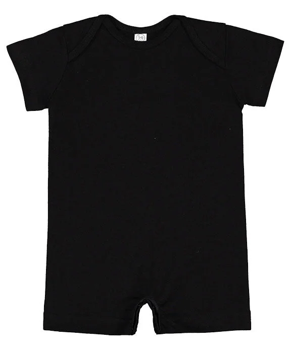 Women's zip - front sweatshirt with contrast stitching for a sporty aesthetic4486 - Rabbit Skins Infant Premium Jersey T-Romper | Black Women's zip - front sweatshirt with contrast stitching for a sporty aesthetic4486 - Rabbit Skins Infant Premium Jersey T-Romper | Black