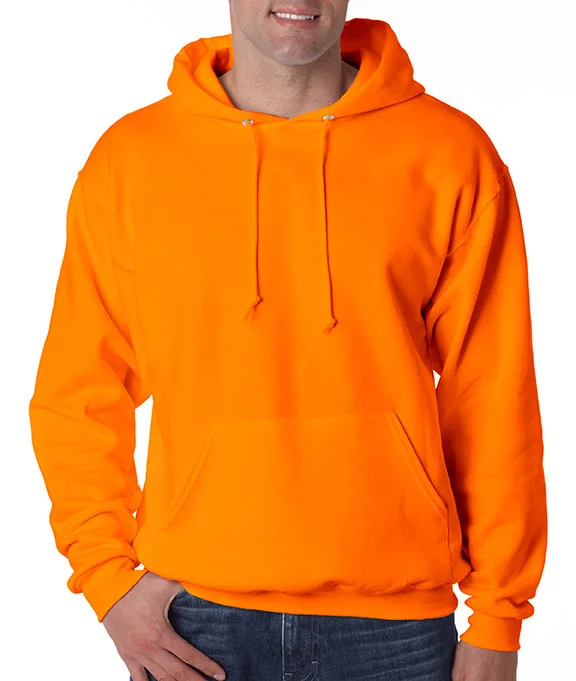Women's sherpa - lined hoodie for extreme cold weather outdoor activities4997 - Jerzees Adult Super Sweats® Hooded Pullover Sweatshirt | Safety Orange Women's sherpa - lined hoodie for extreme cold weather outdoor activities4997 - Jerzees Adult Super Sweats® Hooded Pullover Sweatshirt | Safety Orange