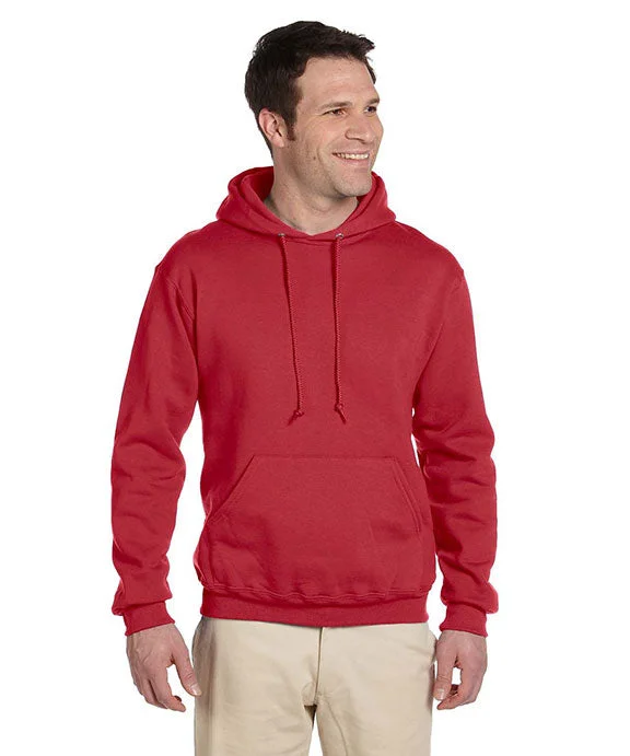 Women's quarter - zip sweatshirt made of organic cotton for eco - conscious fashion4997 - Jerzees Adult Super Sweats® Hooded Pullover Sweatshirt | True Red Women's quarter - zip sweatshirt made of organic cotton for eco - conscious fashion4997 - Jerzees Adult Super Sweats® Hooded Pullover Sweatshirt | True Red