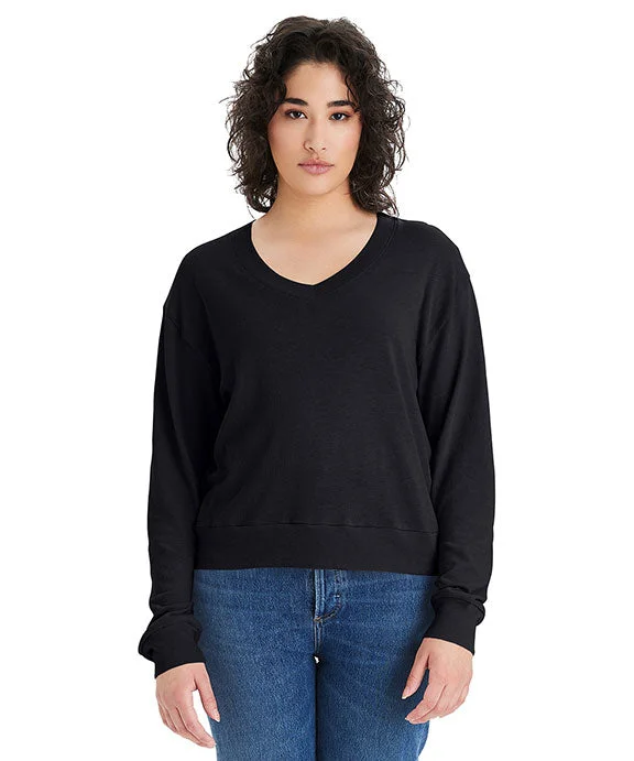 Women's tie - dye hoodie in bright colors for a retro and eye - catching style5065BP - Alternative Ladies Slouchy Sweatshirt | Black Women's tie - dye hoodie in bright colors for a retro and eye - catching style5065BP - Alternative Ladies Slouchy Sweatshirt | Black
