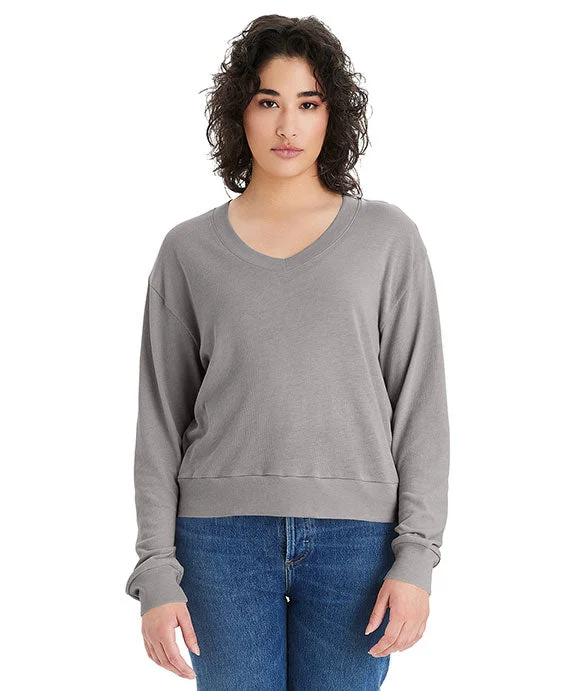 Women's fleece - lined hoodie with thumbholes for warmth in winter5065BP - Alternative Ladies Slouchy Sweatshirt | Smoke Grey Women's fleece - lined hoodie with thumbholes for warmth in winter5065BP - Alternative Ladies Slouchy Sweatshirt | Smoke Grey