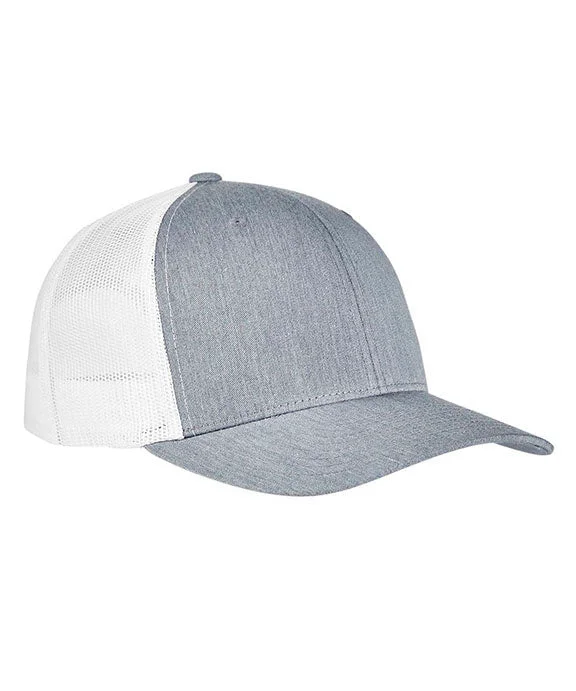 Women's zip - front sweatshirt with contrast stitching for a sporty aesthetic6606 - Yupoong Adult Retro Trucker Cap | Heather/White Women's zip - front sweatshirt with contrast stitching for a sporty aesthetic6606 - Yupoong Adult Retro Trucker Cap | Heather/White