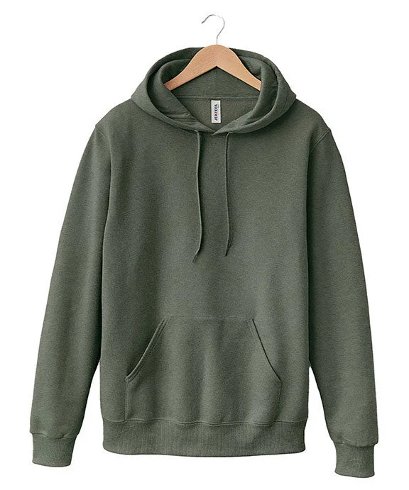 Women's zip - front sweatshirt with contrast stitching for a sporty aesthetic700MR - Jerzees Unisex Eco™ Premium Blend Fleece Pullover Hooded Sweatshirt | Military Green Heather Women's zip - front sweatshirt with contrast stitching for a sporty aesthetic700MR - Jerzees Unisex Eco™ Premium Blend Fleece Pullover Hooded Sweatshirt | Military Green Heather