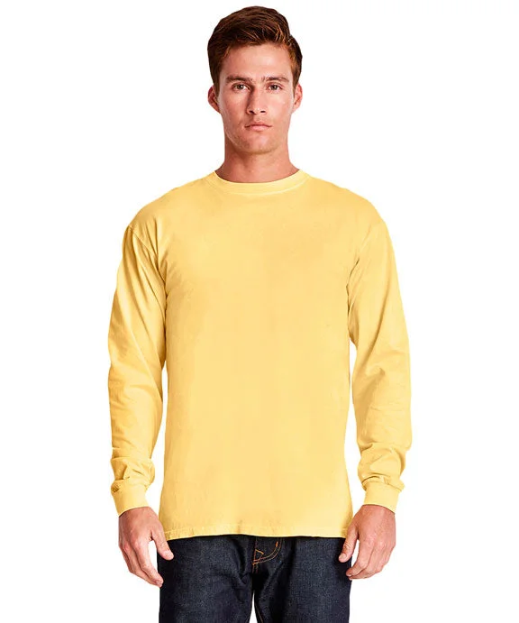 Women's hoodie with a kangaroo pocket and a pom - pom drawstring for added charm7401 - Next Level Adult Inspired Dye Long Sleeve Crew Neck Tee | Blonde Women's hoodie with a kangaroo pocket and a pom - pom drawstring for added charm7401 - Next Level Adult Inspired Dye Long Sleeve Crew Neck Tee | Blonde