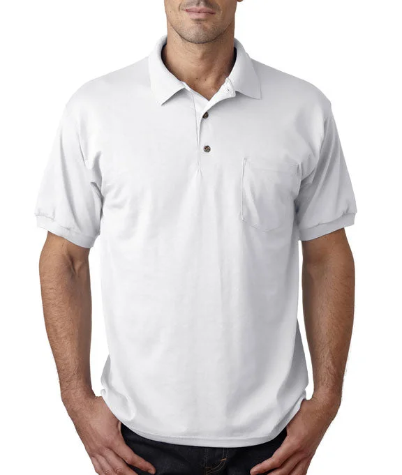 Women's fleece - lined hoodie with thumbholes for warmth in winter8900 - Gildan DryBlend® Adult Jersey Polo Shirt with Pocket | White Women's fleece - lined hoodie with thumbholes for warmth in winter8900 - Gildan DryBlend® Adult Jersey Polo Shirt with Pocket | White