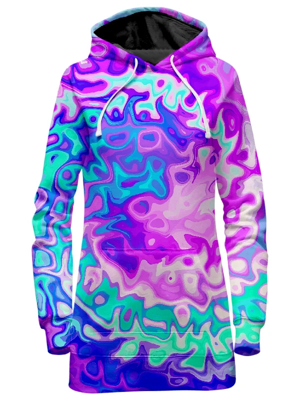 Women's mock - neck sweatshirt made of moisture - wicking material for fitness useCatch The Wave Hoodie Dress Women's mock - neck sweatshirt made of moisture - wicking material for fitness useCatch The Wave Hoodie Dress