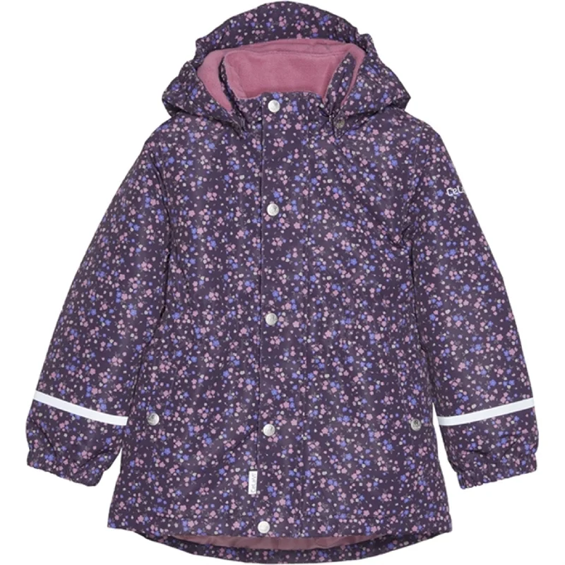 Padded winter coats for women in bright colors​CeLaVi Winter Jacket Plum Perfect
