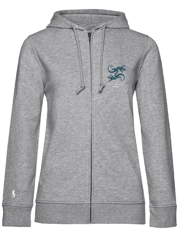 Women's quarter - zip sweatshirt made of organic cotton for eco - conscious fashionOrganic Cotton Zipped Hoodie - Ladies - 6 Colours