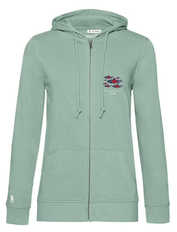 Women's pullover hoodie with a side slit for a modern and relaxed fitOrganic Cotton Zipped Hoodie - Ladies - 5 Colours Women's pullover hoodie with a side slit for a modern and relaxed fitOrganic Cotton Zipped Hoodie - Ladies - 5 Colours