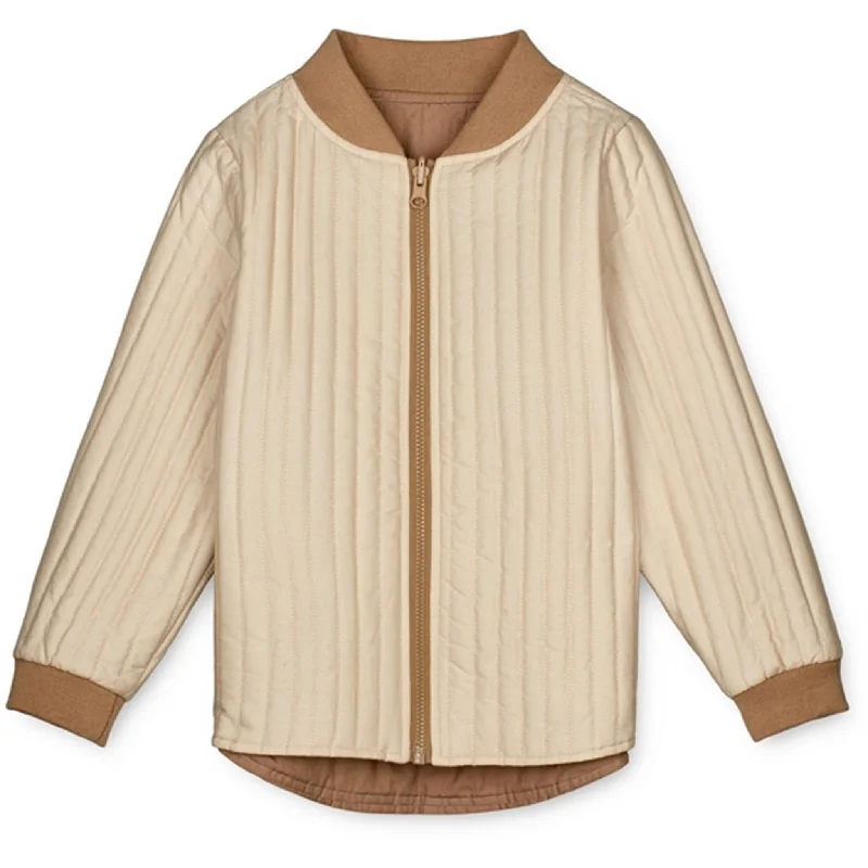 Women's long - line cardigan jackets in a soft knit for a cozy and elegant lookFliink Tigers Eye/Sandshell Kota Jacket