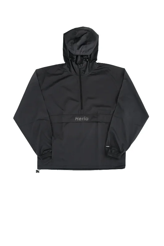 Women's waterproof rain jackets in bright yellow for high - visibility outdoor activitiesHeria Weatherproof Jacket - Black Women's waterproof rain jackets in bright yellow for high - visibility outdoor activitiesHeria Weatherproof Jacket - Black