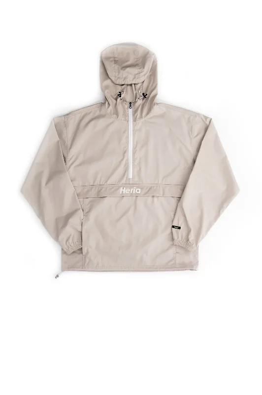 Women's waterproof rain jackets in bright yellow for high - visibility outdoor activitiesHeria Weatherproof Jacket - Sand Women's waterproof rain jackets in bright yellow for high - visibility outdoor activitiesHeria Weatherproof Jacket - Sand