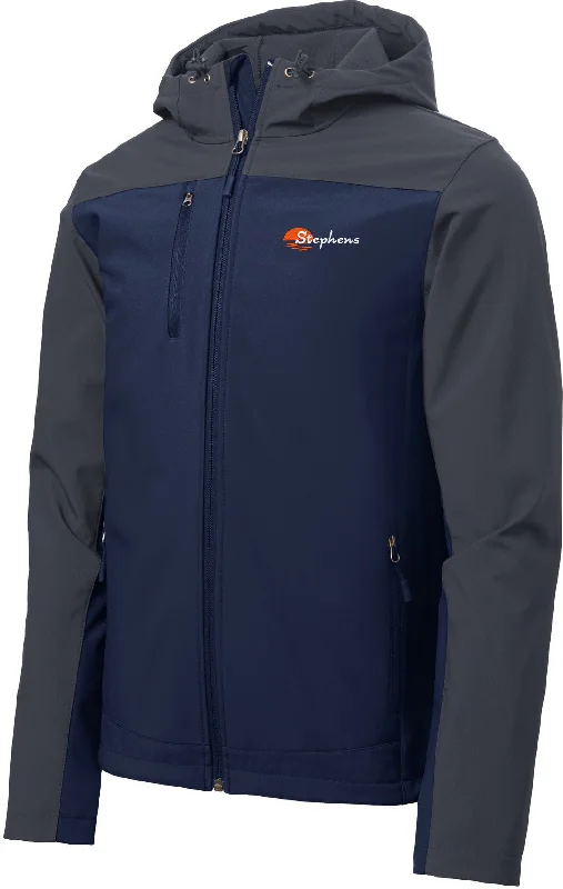 Women's cropped down jackets in bold colors for a sporty and fashionable winter outfitPort Authority Hooded Core Soft Shell Jacket Women's cropped down jackets in bold colors for a sporty and fashionable winter outfitPort Authority Hooded Core Soft Shell Jacket