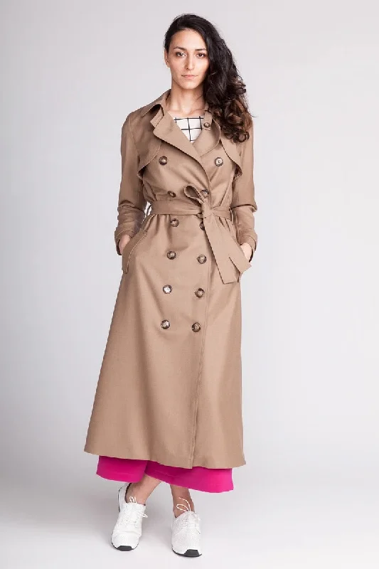 Women's cropped leather jackets with a fringe detail for a western - inspired outfitIsla Trench Coat - Named Clothing - Sewing Pattern Women's cropped leather jackets with a fringe detail for a western - inspired outfitIsla Trench Coat - Named Clothing - Sewing Pattern