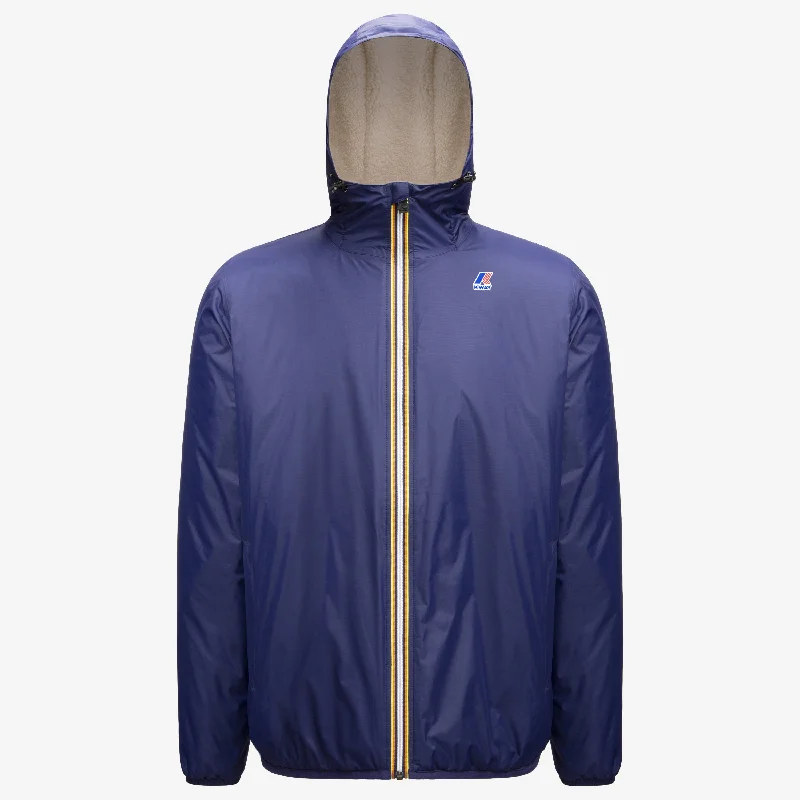 Women's long - length wool blend jackets for a warm and stylish winter lookClaude Orsetto - Unisex Sherpa Lined Waterproof Full Zip Rain Jacket in Blue Medieval Women's long - length wool blend jackets for a warm and stylish winter lookClaude Orsetto - Unisex Sherpa Lined Waterproof Full Zip Rain Jacket in Blue Medieval