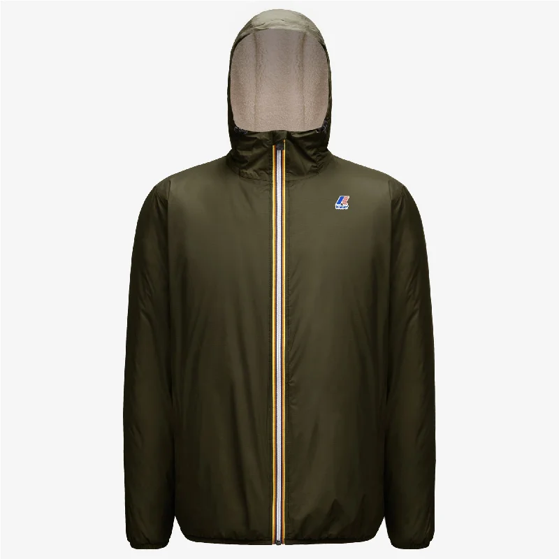 Women's bomber jackets with floral embroidery for a feminine and unique designClaude Orsetto - Unisex Sherpa Lined Waterproof Full Zip Rain Jacket in Green Blackish Women's bomber jackets with floral embroidery for a feminine and unique designClaude Orsetto - Unisex Sherpa Lined Waterproof Full Zip Rain Jacket in Green Blackish