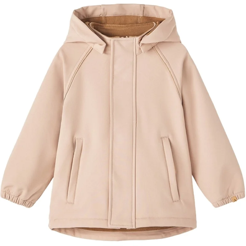 Women's cropped satin jackets in pastel shades for a glamorous evening outLil'Atelier Roebuck Laalfa Softshell Jacket Women's cropped satin jackets in pastel shades for a glamorous evening outLil'Atelier Roebuck Laalfa Softshell Jacket