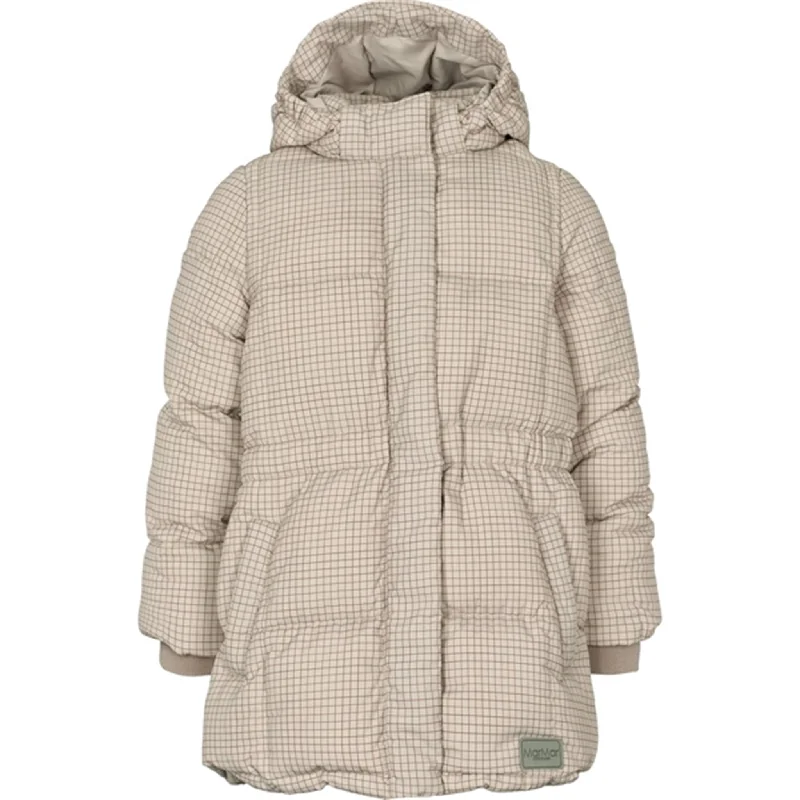 Fleece - backed denim winter coats for womenMarMar Olvin Puffer Down Jacket Wood Check Fleece - backed denim winter coats for womenMarMar Olvin Puffer Down Jacket Wood Check