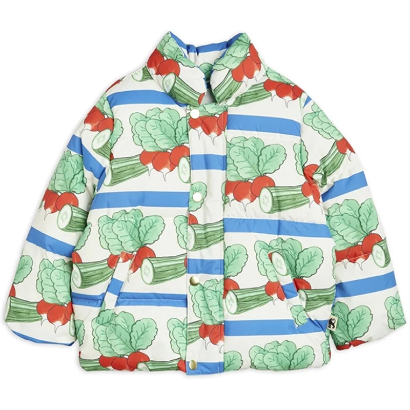Trench - style winter coats for women​Mini Rodini Veggie Aop Puffer Jacket Multi