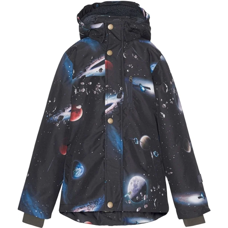 Women's winter coats with fleece - lined hoods​Molo Into Space Heiko Jacket