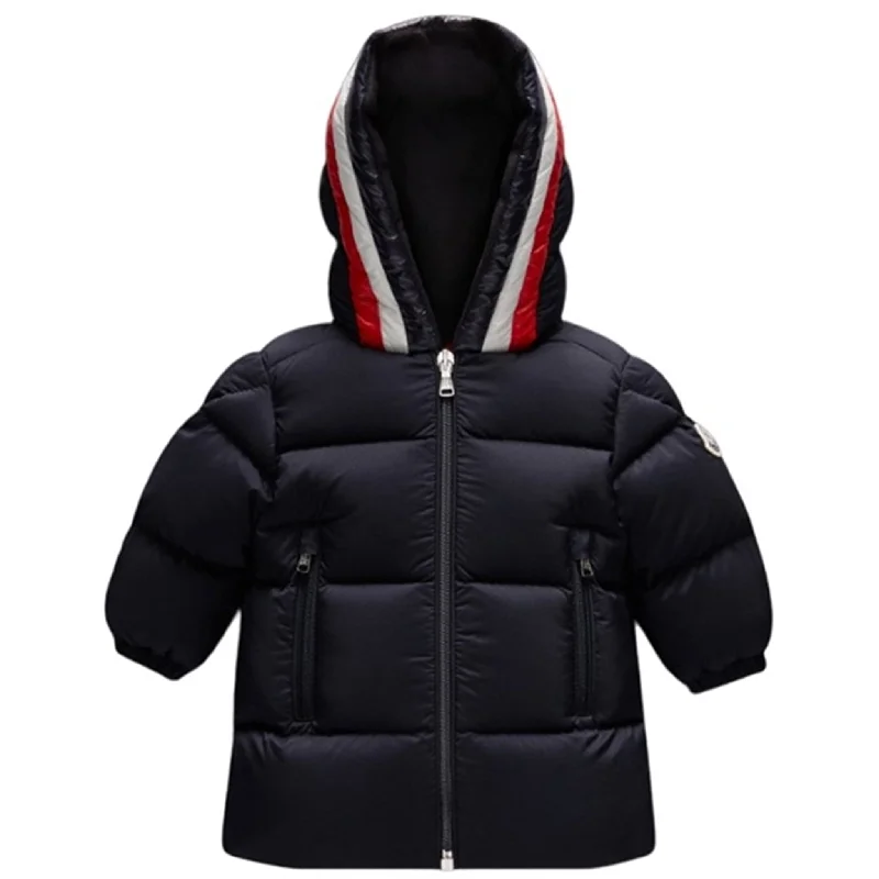 Fitted wool winter coats for women​Moncler Batarn Giubbotto Jacket Dark Blue