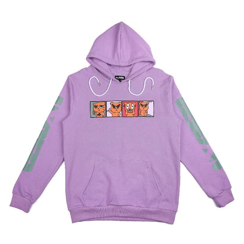 Women's hoodie with a glittery print for a glamorous and sparkly appearanceBACK IN STOCK Moods Lavender Hoodie Women's hoodie with a glittery print for a glamorous and sparkly appearanceBACK IN STOCK Moods Lavender Hoodie