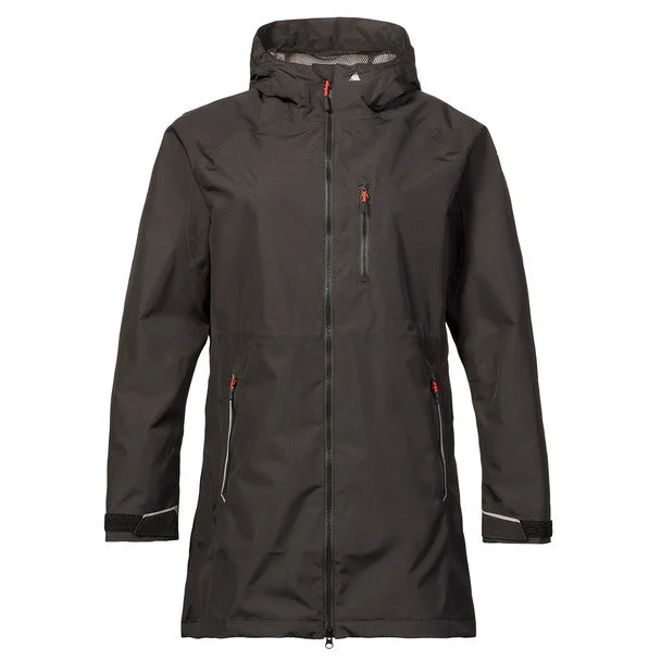 Women's cropped leather jackets with silver zippers for a punk - inspired outfitMusto Women's Sardinia Long Rain Jacket Women's cropped leather jackets with silver zippers for a punk - inspired outfitMusto Women's Sardinia Long Rain Jacket