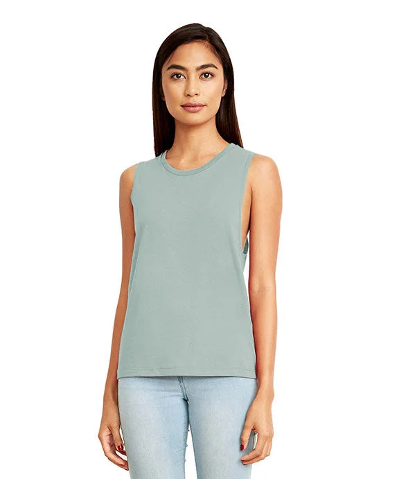Women's hoodie with a detachable hood for customizable stylingN5013 - Next Level Ladies Festival Muscle Tank Top | Silver Women's hoodie with a detachable hood for customizable stylingN5013 - Next Level Ladies Festival Muscle Tank Top | Silver