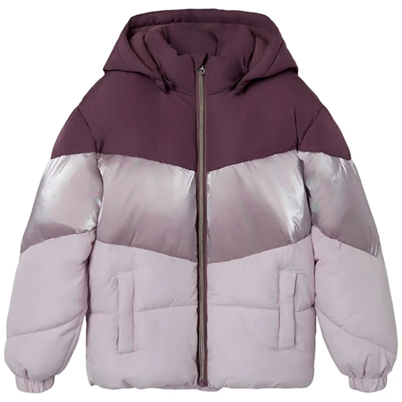 Women's slim - fit leather winter coatsName it Arctic Dusk Mille Puffer Jacket Block Foil Noos Women's slim - fit leather winter coatsName it Arctic Dusk Mille Puffer Jacket Block Foil Noos