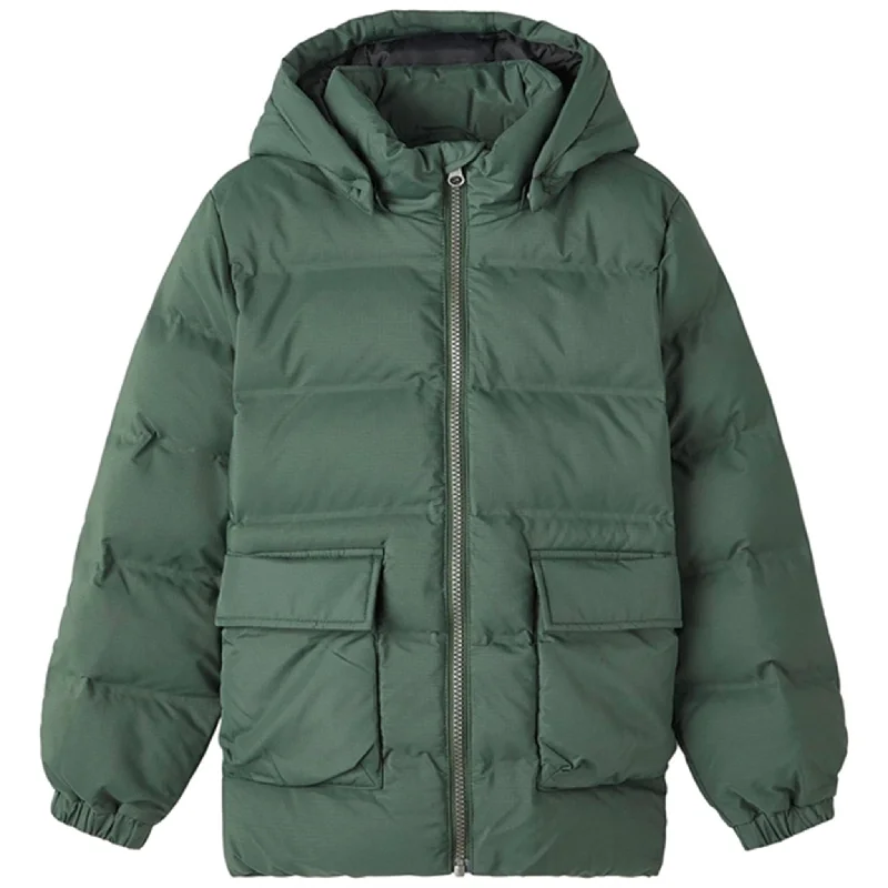 Women's long - line winter coats with side slitsName it Deep Forest Mellow Puffer Jacket Women's long - line winter coats with side slitsName it Deep Forest Mellow Puffer Jacket
