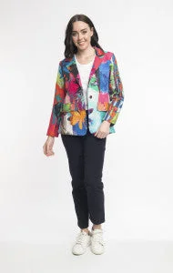 Orientique Printed Blazer