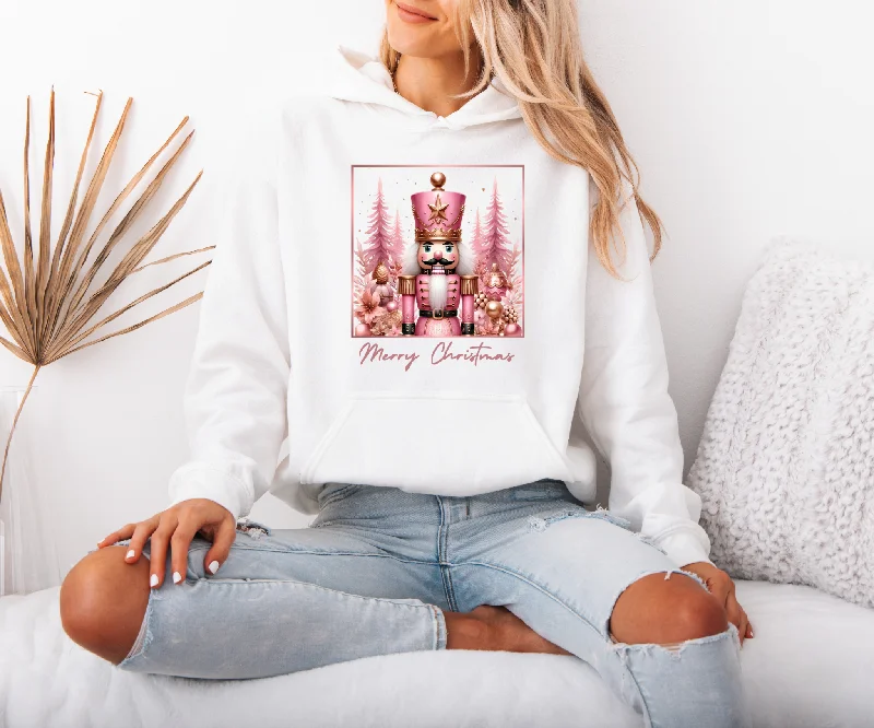 Pink Nutcracker Oversized Hoodie