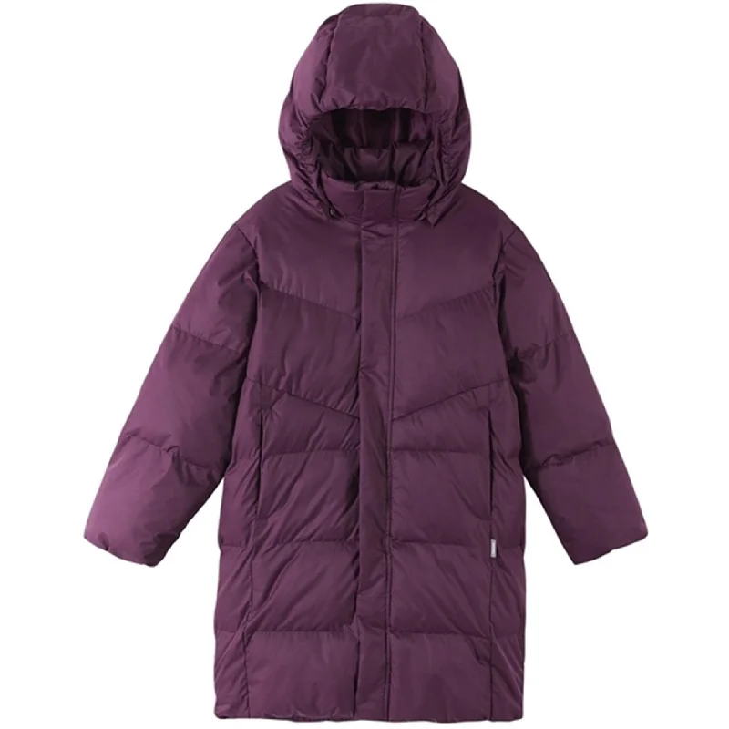 Women's long - length down - filled winter coatsReima Winter Jacket Vaanila Deep purple Women's long - length down - filled winter coatsReima Winter Jacket Vaanila Deep purple